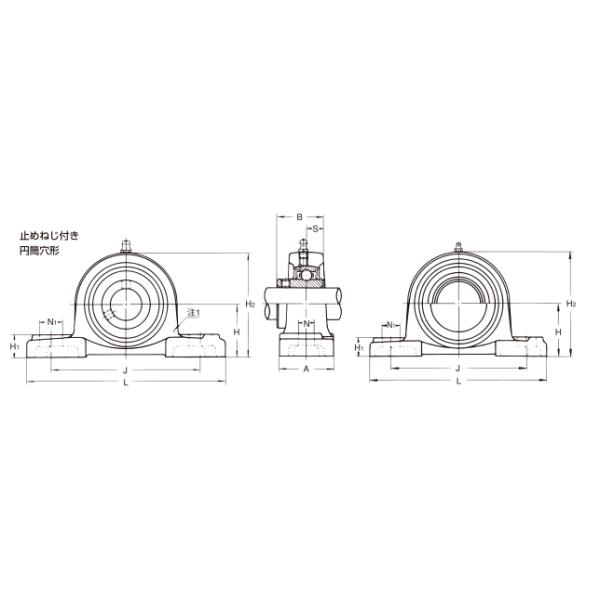 Гнездо под подшипник П210 опорного подшипника скольжения УКП210 подушки НТН НСК УКФЛ210 нося УК210