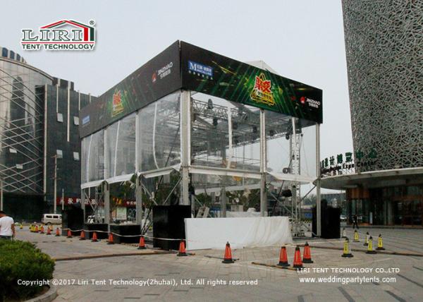10m X 15m Outdoor Event Tents Transparent Live Shows Marquee 10m Side Height