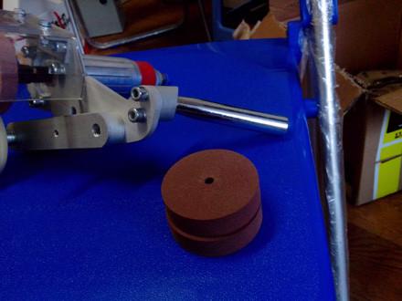 Pneumatic Manual Low-E Grinding Machine for Curved Glass Handheld Low-e Glass Coating Edge Deletion Tool