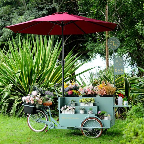 Chinese Ice Cream Mobile Cheap Price Street Crepe Fast Food Cart Tricycle Mobile Food Truck