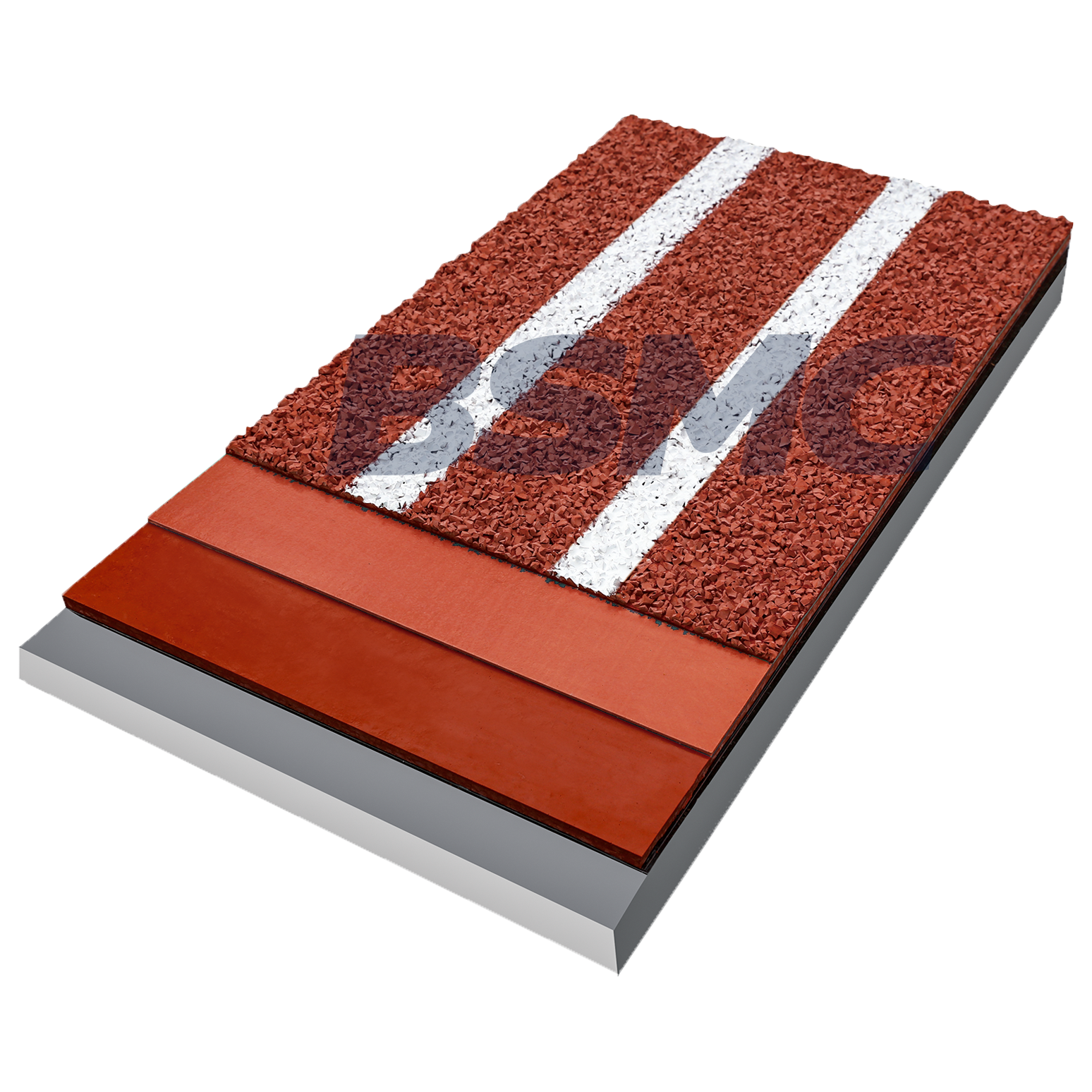 10 Years Durability 13mm Full PUR Running Track System World Athletics Certified Shock Absorption Sports Surface for University