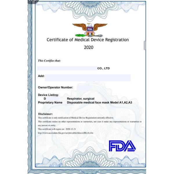 KN95 Disposable Surgical Face Mask Ffp2 Ffp3 With CE Certificate