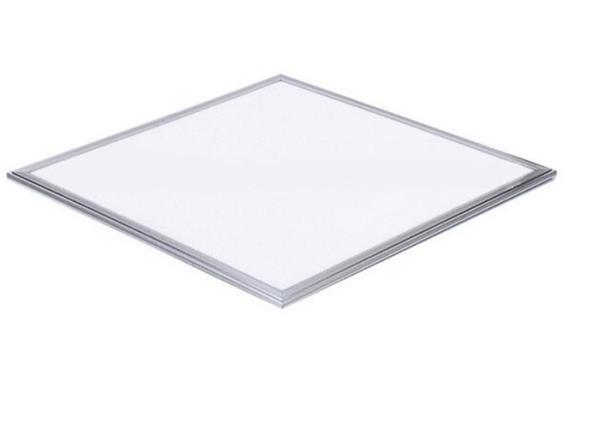 Dimmable 600X600 Flat LED Panel Lights Silver Frame For Indoor Office