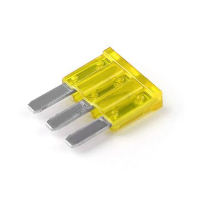 Micro3 Micro Automotive Blade Fuses 15.3mm 30A 32V DC With 3 Pins