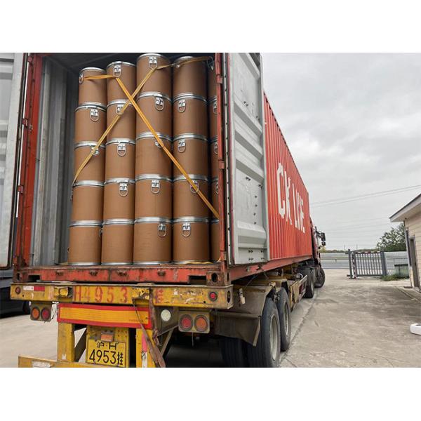 Metal Lid Fiber Shipping Drums Sealing Cardboard Fiber Drums For Powdered Granular