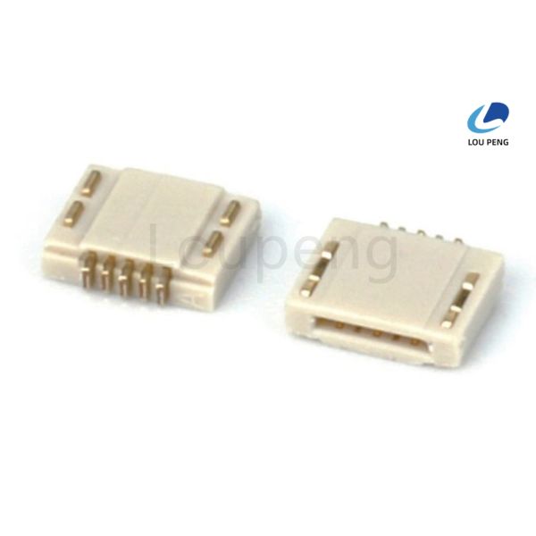 Nylon 6T UL94V0 Insulation Material Flat Flexible Cable Connector Featuring Phosphor Bronze Solder Tab RoHS Certified Long Lasting