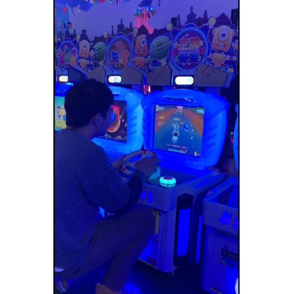 Lottery Redemption Arcade Rowing Game Machines Hardware , Acrylic Main Materials