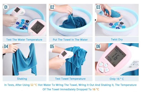 KILINE serviettes de refroidissement en microfibre pour le cou et le visage, serviettes de gym douces et respirantes pour l'entraînement, serviettes de sueur pour la course