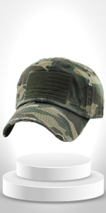 Profile Hat Baseball Cap Outdoor Camouflage Fishing Cap, Dad Hat Adjustable Unconstructed Plain Cap