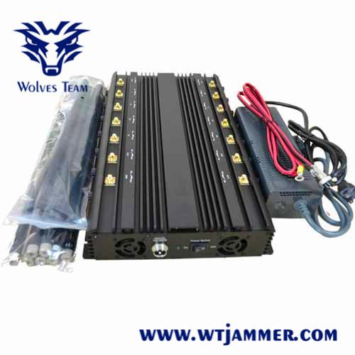 Mobile Phone GPS Jammer 18 Bands Powerful 3G 4G Blocker WiFi UHF VHF GPS L1/L2/L5 Lojack