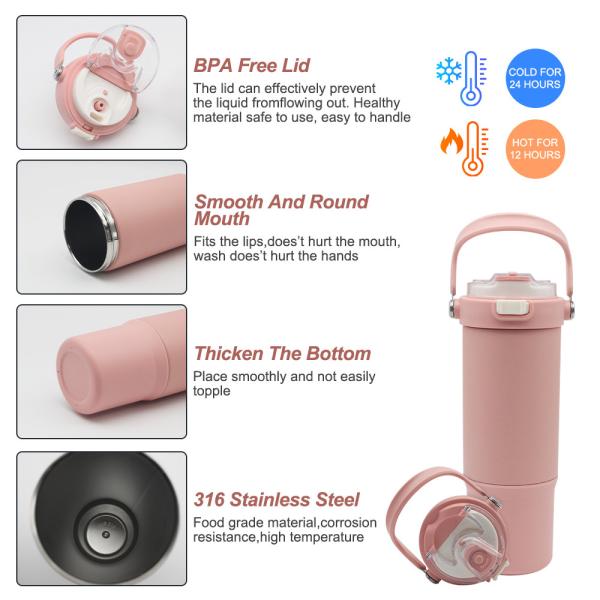 BPA Free 316 Stainless Steel Insulation and Cold Protection Tumbler 1 Piece With Lid
