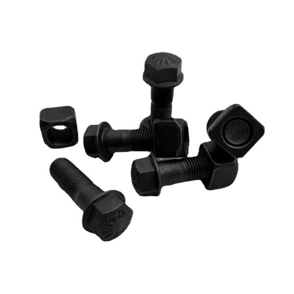 Customization Excavator Track Bolts Grade 8 Flat Head Plow Bolts