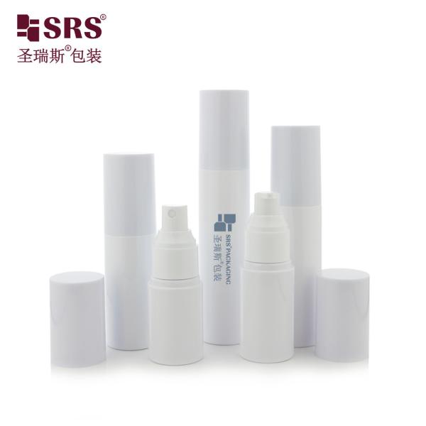 24/410 PET PCR Recycled Clear Transparent Glossy Plastic Sprayer Pump Bottle With Fine Mist Pump Perfume Toner  Packaging