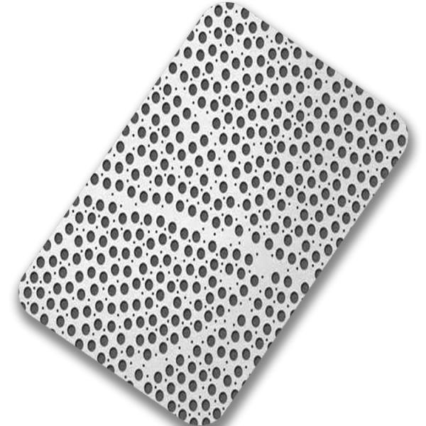A folha de metal 201 perfurada laminada a alta temperatura 4x8 4x10 2mm perfurou os painéis de aço inoxidável
