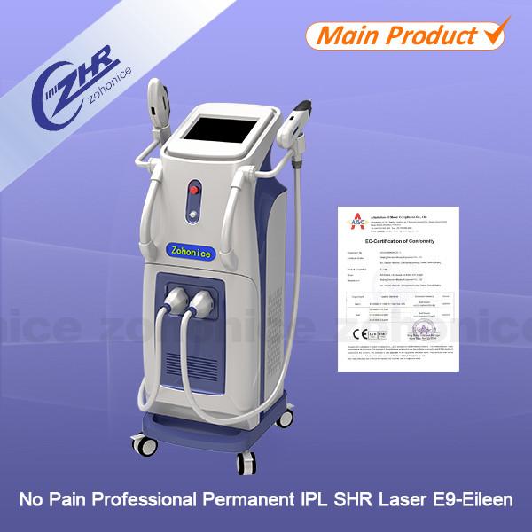 2 In 1 IPL Laser Hair Removal Machine Vertical Tattoo Removal Laser Equipment