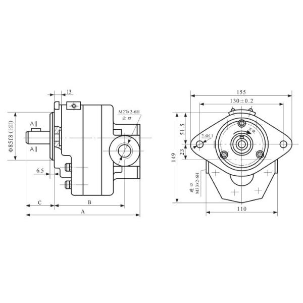 Привод CB-FA клапана высокого насоса с зубчатой передачей давления электрический для минируя машинного оборудования