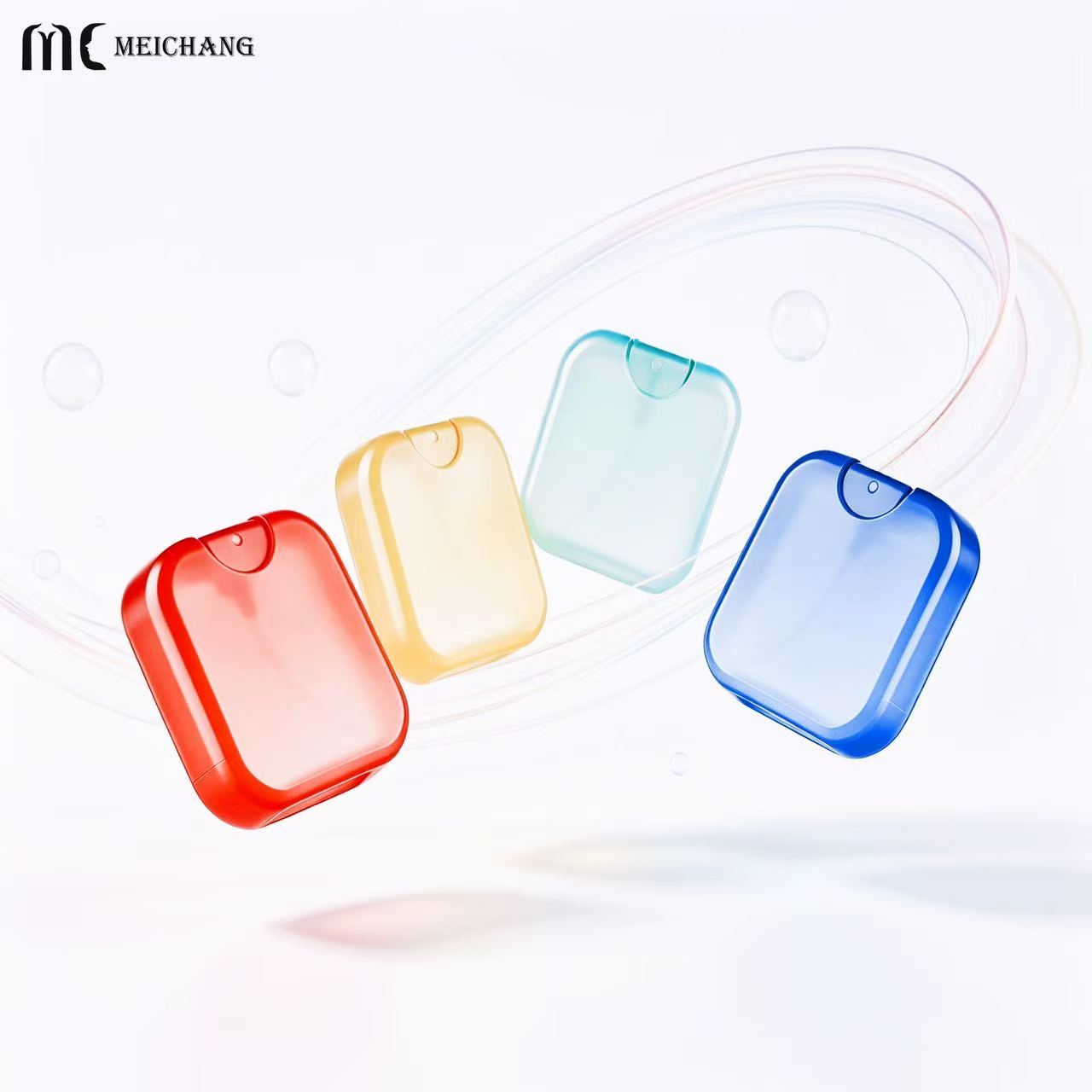 25ml Square Pocket Mouth Freshener Spray Bottle (MC-453)