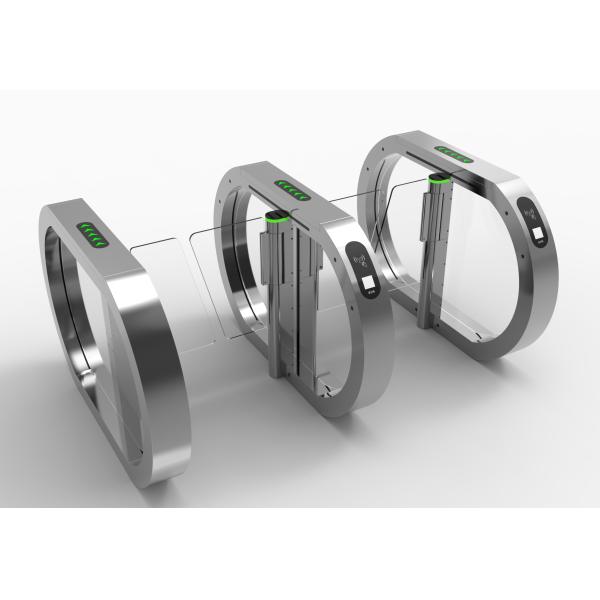 Torniquete eletrônico da porta do defletor de aço inoxidável para a entrada de construção