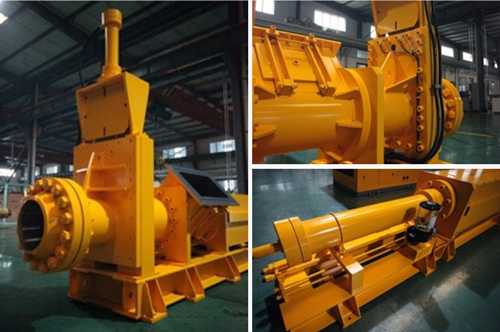 Hard Alloy Single Plunger Solid Pump , Anti Corrosion Waste Treatment Plant Pump