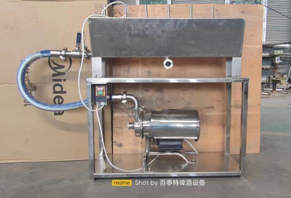Máquina de limpeza de garrafas de vidro portátil para processo de limpeza de água fria