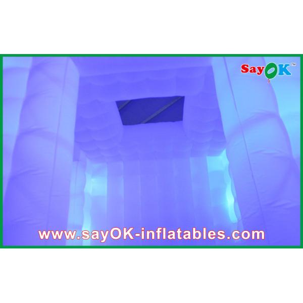 Photo Booth Wedding Props White Inflatable Trade Show Booth Light Square Tent Gathering Party