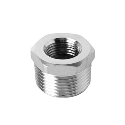 SS201 SS304 SS316  Stainless Steel Hexagon Bushing DIN2999 Screwed Pipe Fittings