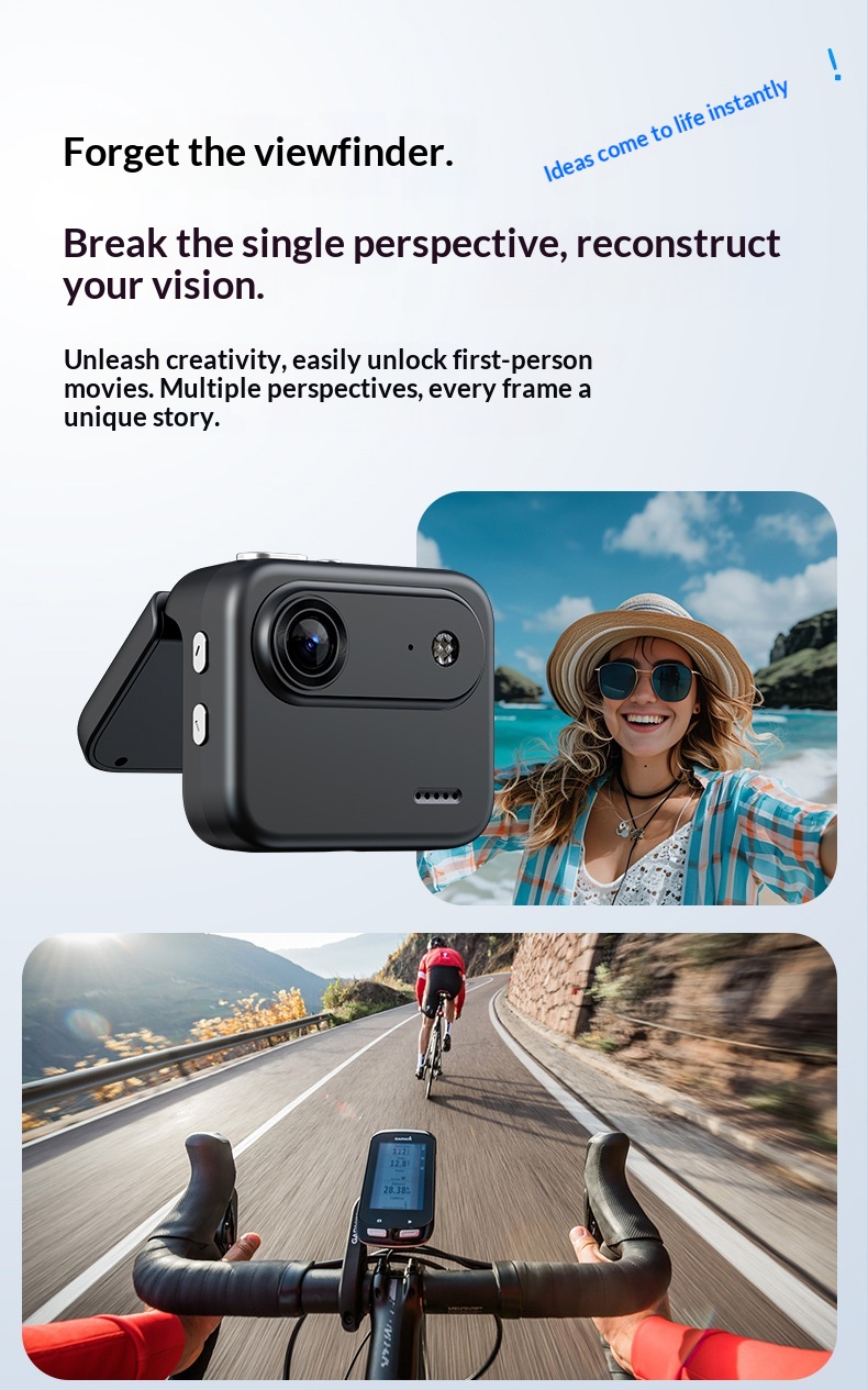 Cross-Border Best-Selling Y360 4K Outdoor Sports Camera Mini Thumb 128G 2.0-inch Screen 140 Wide Angle Handheld Vlog Video