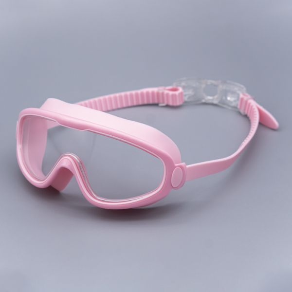 Children's Swim Goggles with Adjustable Strap Anti-Fog PC Lenses and UV Protection for Ages 3-14