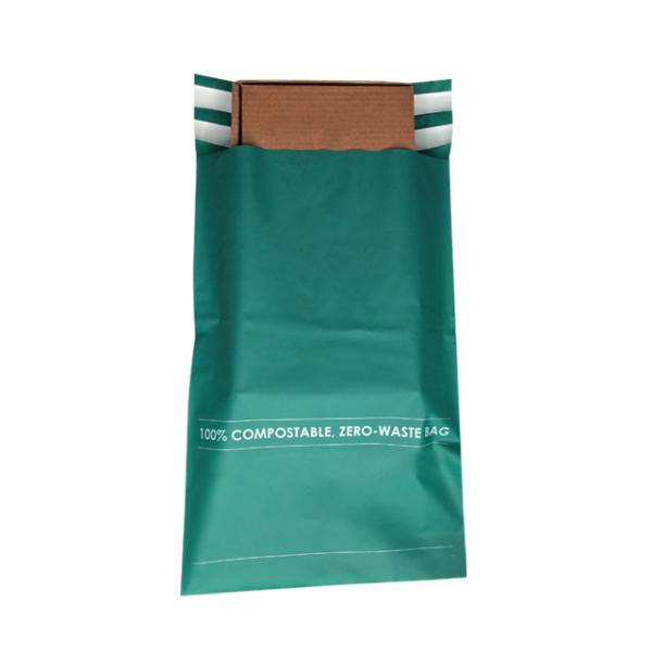 Сумки отправителя Tearproof Ultralight черные поли, большие грузя сумки EN13432 для одежд