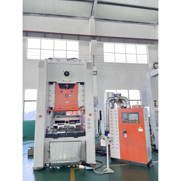 Mitsubishi PLC SIEMENS Motor Disposable Aluminium Foil Container Production Line With Long Life