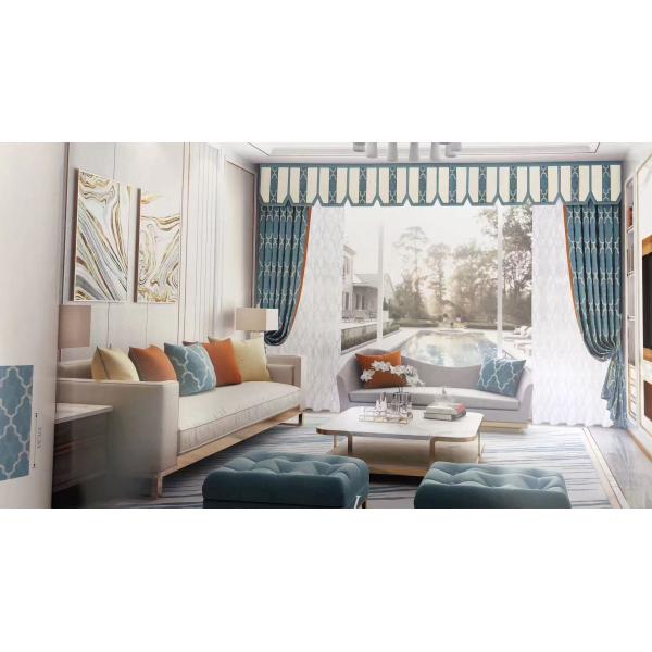 Hollowed White Cotton Lace Embroidery Muslin Curtains Blackout Window Hotels Hospitals
