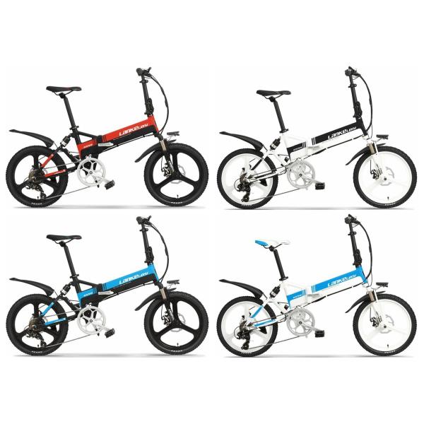 20 Inch Foldable Portable Electric Bike 48v 13AH L G Battery 400W Motor