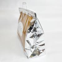 Sac plus frais isolé en plastique de courant ascendant de disposition pliable pour la livraison de déjeuner de nourriture