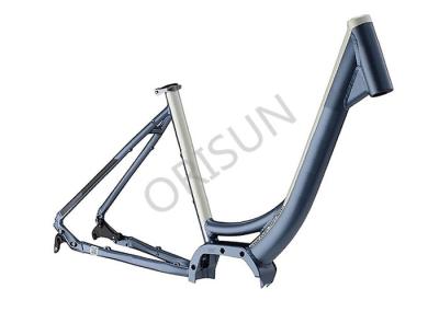 Electric Step Through Bike Frame , Aluminum Alloy Bicycle Step Through Frame