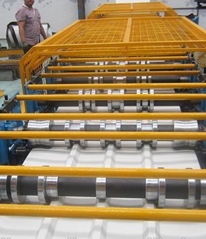 0.8mm Double Layer Roll Forming Machine For PPGI PPGL GI Aluminium