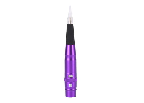 Purple 7V  Permanent Makeup Machine , Semi Permanent Makeup Digital Tattoo Eyebrow Machine