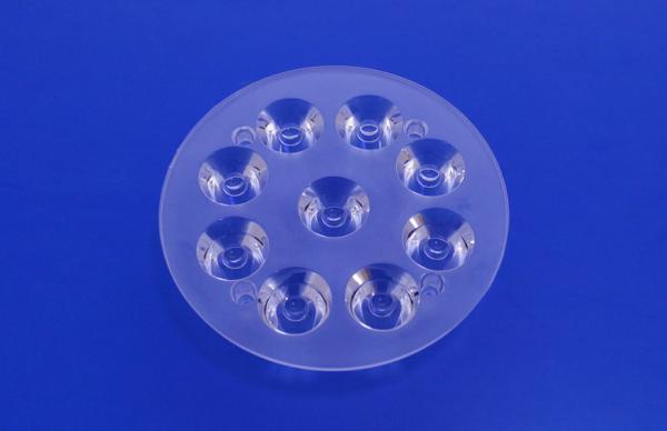 A lente interna do colimador do diodo emissor de luz do poder superior conduziu os encaixes leves com placa de alumínio