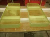 Sitio 99,994% X Ray Protection Glass Custom Size del Ct