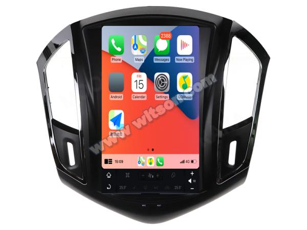 11.8 Screen Tesla Vertical Android Screen For Chevrolet Cruze J300 J308 2012 -2015 Car Multimedia Stereo GPS Carplay Player