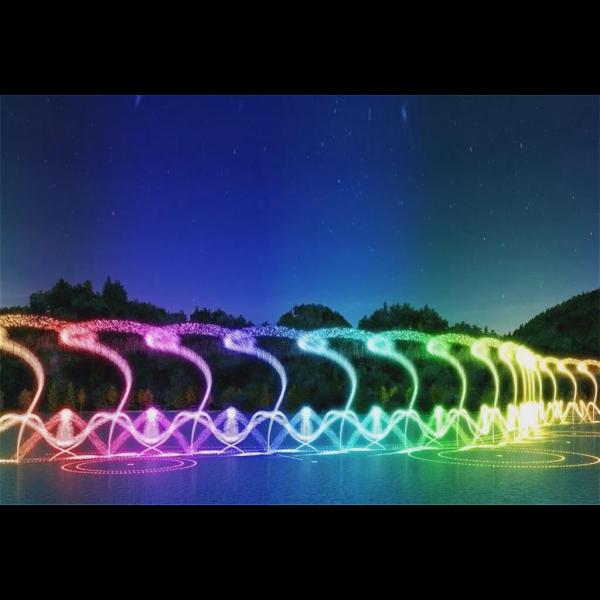 Цифровая музыка Свинга Водяной фонтан Танцы Большие водные фонтаны