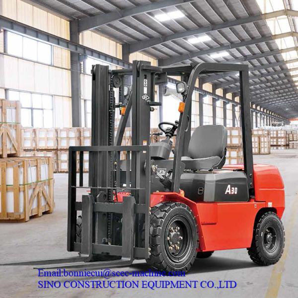 EUR Ⅲ 3 Ton 2070mm Gasoline Diesel Forklift Truck