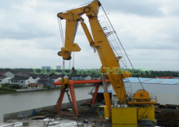 Offshore Hydraulic Telescopic Knuckle Boom Marine Deck Crane