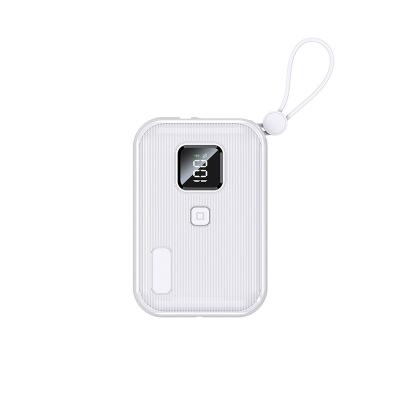 5W/7.5W Wireless Mini Power Bank 10000mAh Carregamento Tipo C Input Output Design de PC ABS leve