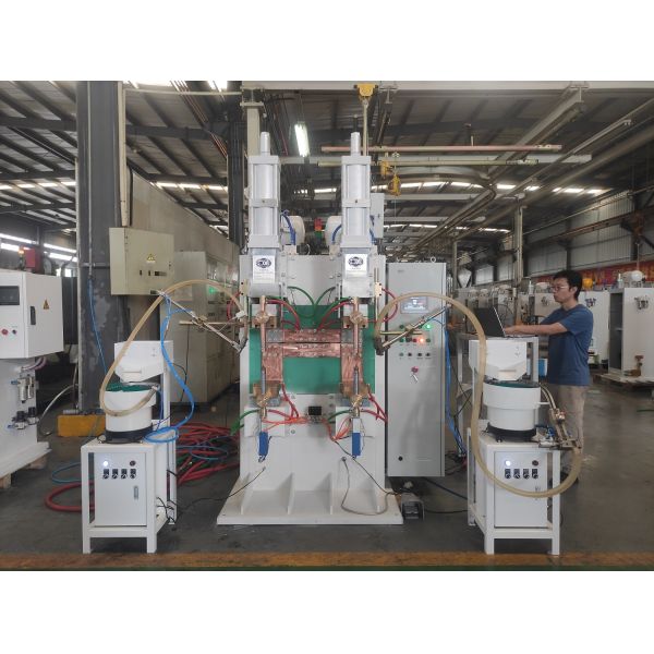 Dual-Head CD Multi-Point Projection Welding Machine for Precision Fastener Assembly