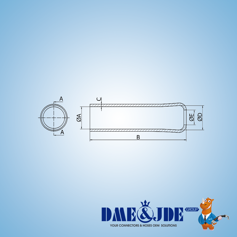 Hydraulic  Smooth Hose Bend Restrictor Kink Prevention Hose Protector  Good Elasticity