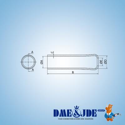 Hydraulic  Smooth Hose Bend Restrictor Kink Prevention Hose Protector  Good Elasticity