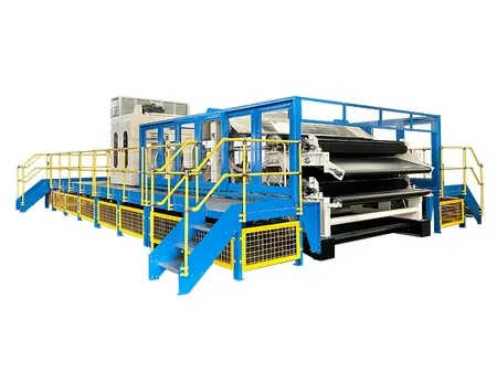 Double Cylinder High Speed Carding Machine For Nonwoven