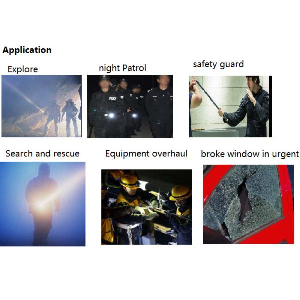 Работа черной батареи использующая энергию освещает, патруль ночи/лампа 450льм работы батареи СИД предохранителя Сафты