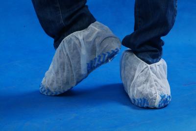 Floor Protection Hygienic Disposable Shoe Covers Breathable For Construction Workplace
