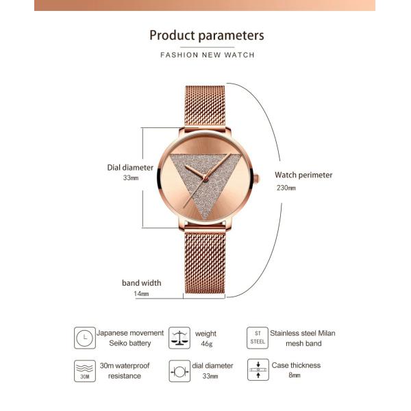 Multiapplication Women Quartz Wrist Watch Luxury ROHS Approved